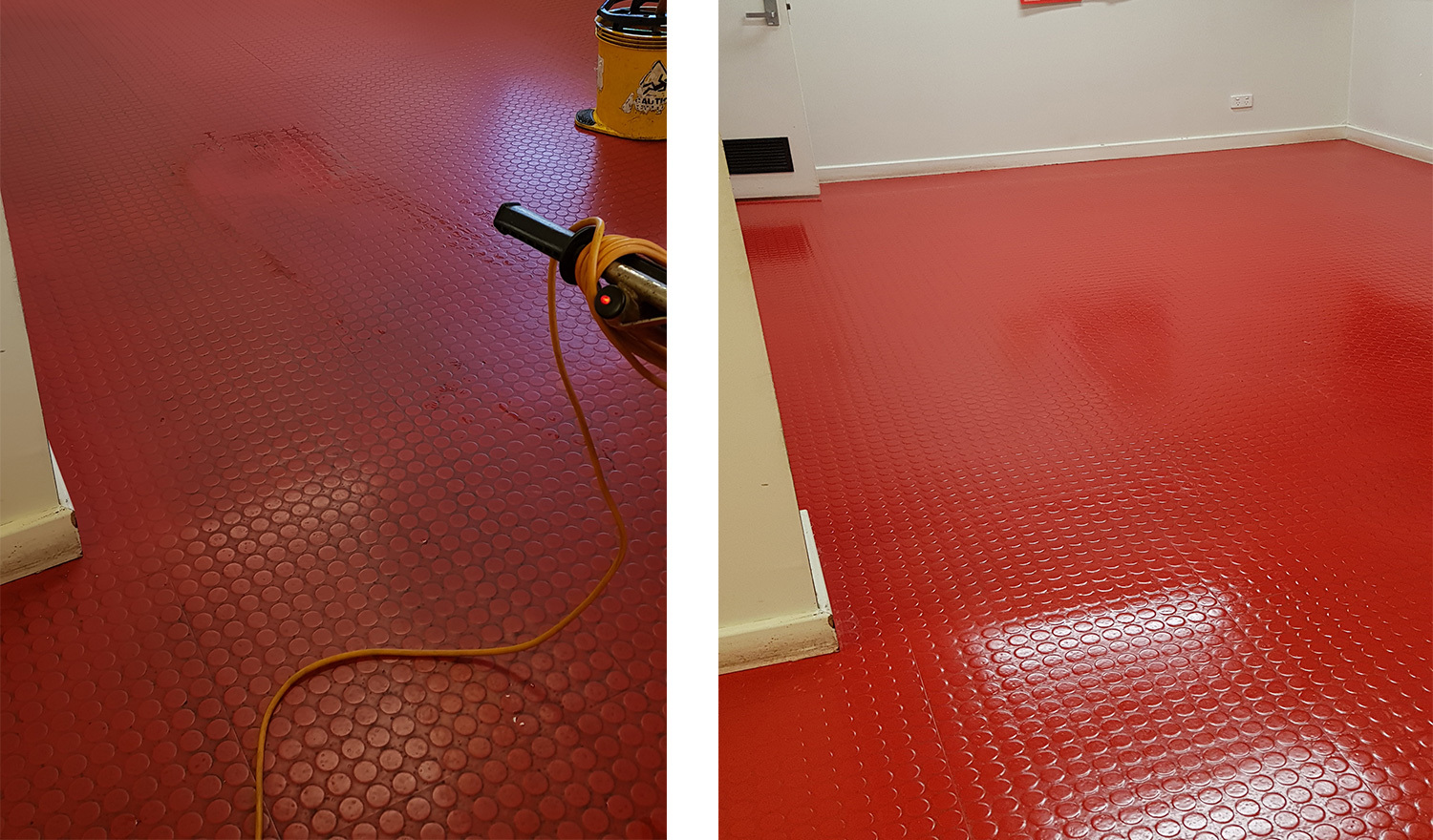 Strip and Seal Floor Cleaning